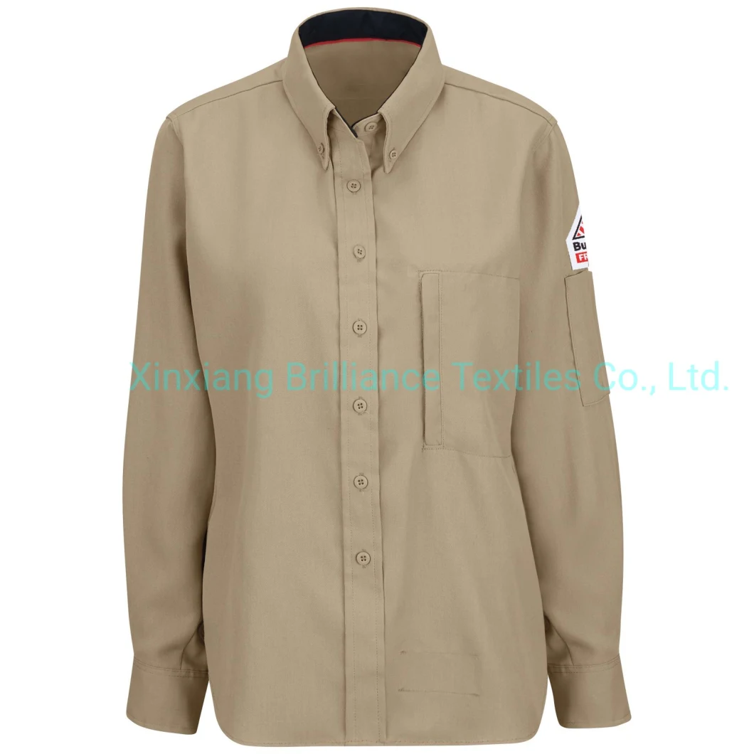Fr Welding Uniform Oil and Gas Flame Retardant Safety Uniform Reflective Work Shirts