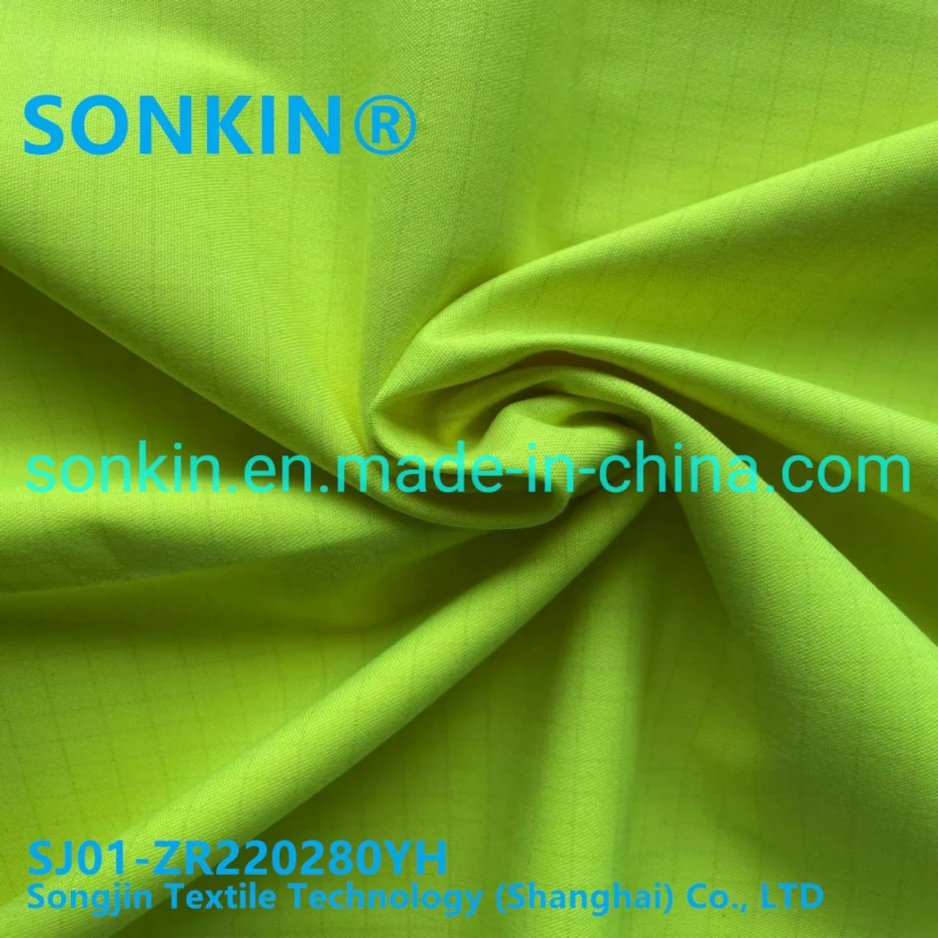 Factory Price Wholesale Modacrylic Fiber Cotton Fluorescent Flame Retardant Woven Fabric