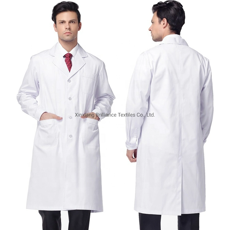 Hospital Uniform Professional Doctor Wear Hi Vis Medical White Lab Coat