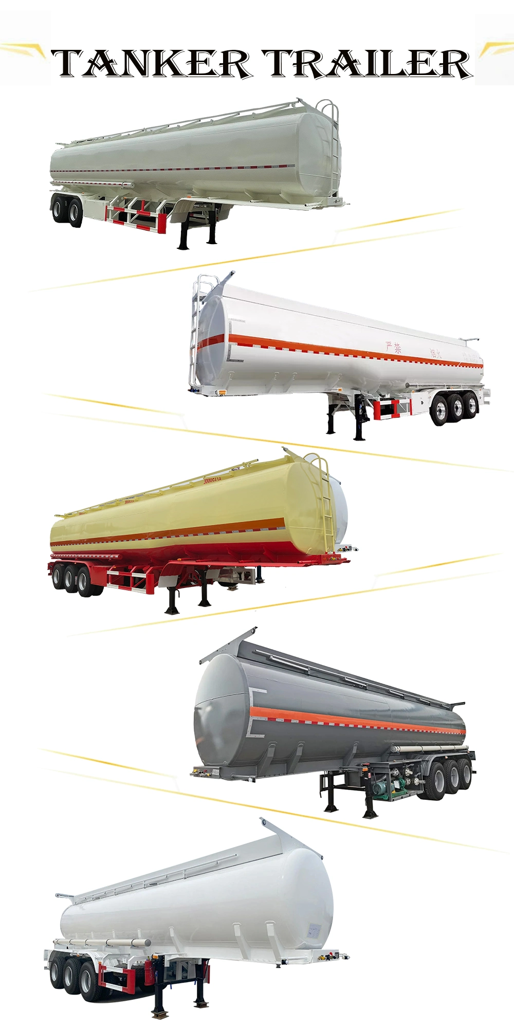 Insulated Monoblock Trailer Crude/Edible/Cooking Oil Tank Semi Trailer